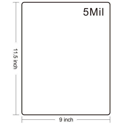 Ktrio 50 Pack 5 Mil 11 x 17 Inches Laminating Sheets, 200 Pack 5 Mil 8.5 x 11 Inches Thermal Laminating Pouches