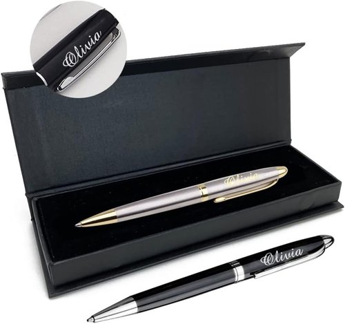 EDSG Personalized Engraved Pens - Custom Gifts for Men & Women | Black Gift Box for Birthdays & Holidays