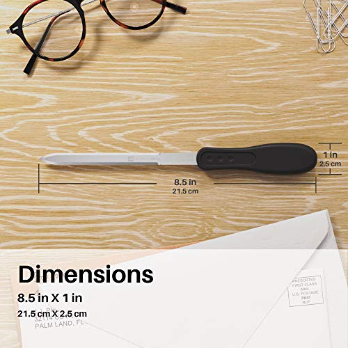 Uncommon Desks Black Envelope Letter Opener - 1 Piece Office Tool