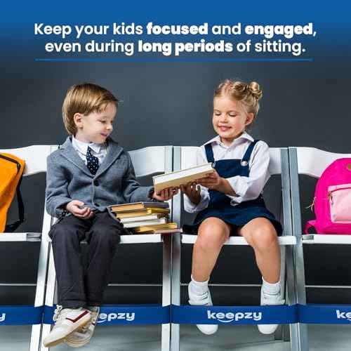 12 Pack Chair Bands, Anti Slip Chair Bands for Kids with Fidgety Feet, ADHD Chair Bands for Classroom, Desk Bands for Student Desks, Sensory Chair Rubber Bands