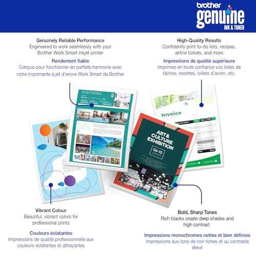 Brother Genuine LC501XLBK High Yield Black Ink Cartridge (for use with Work Smart 1260, 1360, and 1410 Printers)