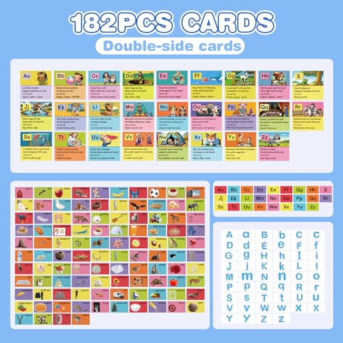 Alphabet Learning Pocket Chart, Alphabet Wall Chart for Toddlers 1-3, Handwriting Practice Letter Tracing Circle Time Learning Center for Classroom, Preschool Classroom Must Haves XL35x 27"