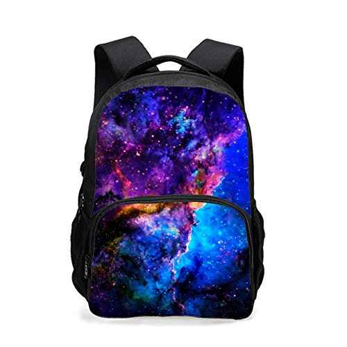 CAIWEI backpack teen, Universe Space TrendyMax Galaxy Pattern Backpack Cute for School (Starry sky 6)