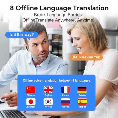 Translation Earbuds,Offline Translation Noise Cancelling Wireless Earbuds,Real Time 144 Translation Languages Bluetooth Headphones,Fast Reaction Translation Device (Black)