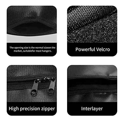 Sdstone Hanger Diversion Fireproof & Waterproof Safe with Lock & Small Fireproof Bag, Secret Safe for Money&Jewelry, Under Clothes with Hidden Compartment to Hide Items for Home or Travel Safe,2 Pack