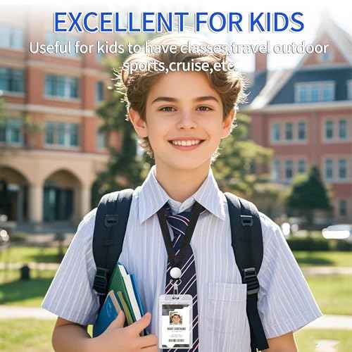 2 Pack Black Lanyards for ID Badges,Lanyard ID Holder with Metal Clasp,Bulk Neck Lanyard ID Holder for Car Keys, Card Holder, Whistle, Keychain, Wallet