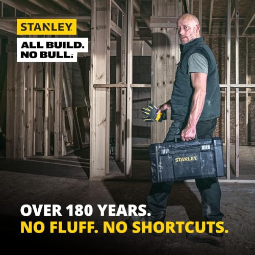 Stanley 1/4 in Light-Duty Staples (TRA204T) 1000 Pack, Black/Yellow