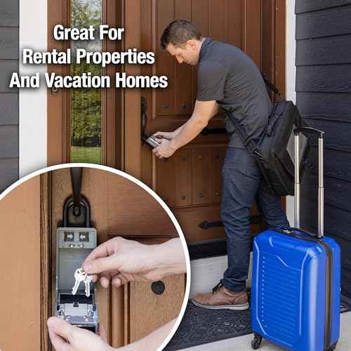 Master Lock High Capacity Key Lockbox, Combination Dial, Removable Shackle