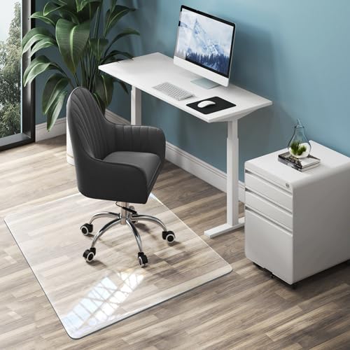 48" x 36" Office Chair Mat for Carpet Heavy Duty Hard Clear Desk Chair Mat Protection Floor Mats Can be Used on Carpet or Hard Floor