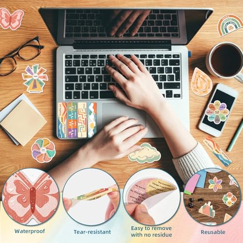 TOEMUR 150pcs Textured Sensory & Fidget Strips with Mindfulness Designs - Bulk Set, Variation A
