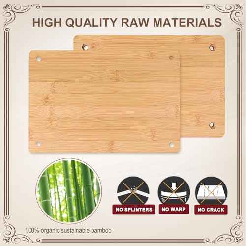 Wooden and Bamboo Book Press - portable bookbinding supplies,book binding kit for beginners(11.8¡¿7.9inch)