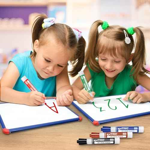 Dry Erase Markers, Whiteboard Markers, Dry Erase Markers Fine Tip and Chisel Tip, Bundle of White Board Markers Dry Erase, Thick and Fine Tip Dry Erase Markers and Dry Erase Eraser, Whiteboard Eraser