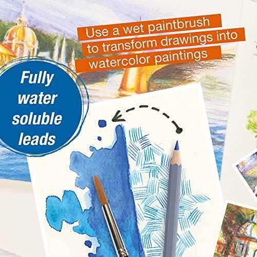 Faber-Castell Creative Studio Goldfaber Watercolor Pencils (48Count)
