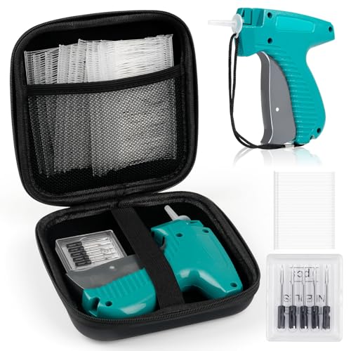 Price Tag Gun for Clothes - BEVTEE Tagging Gun (Green/Black) with 1008 Fasteners