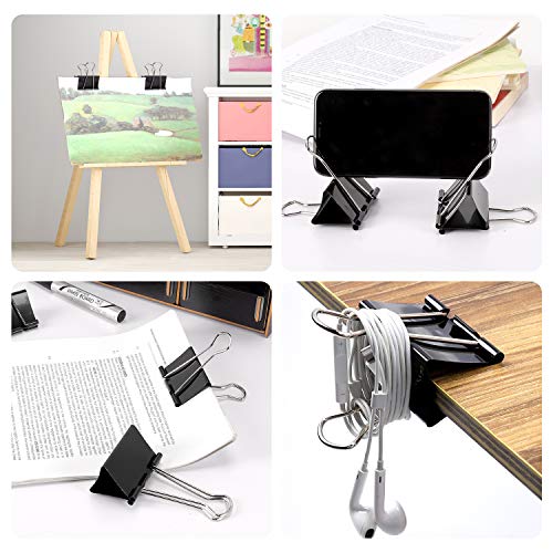 Ufmarine Extra Large Binder Clips 2.4 Inch Length, Jumbo for Office