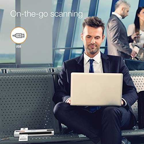 Epson RapidReceipt RR-60 Mobile Document Scanner - Compact, Fast & AI-Enabled