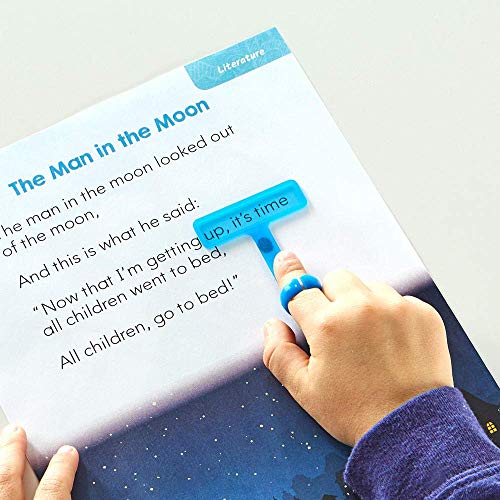 hand2mind FingerFocus Highlighter 6 Pack - Guided Reading & Dyslexia Tools for Kids