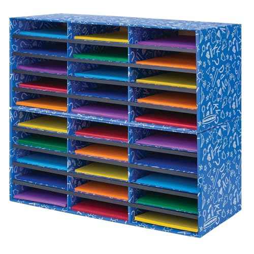Bankers Box Classroom 30 Compartment Mail Sorter, Single (3384401)