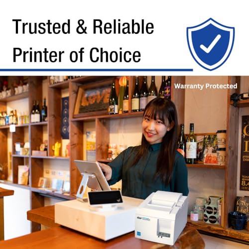 Star Micronics TSP143IIIBi Bluetooth Thermal Receipt Printer Gray - iOS, Android, Windows