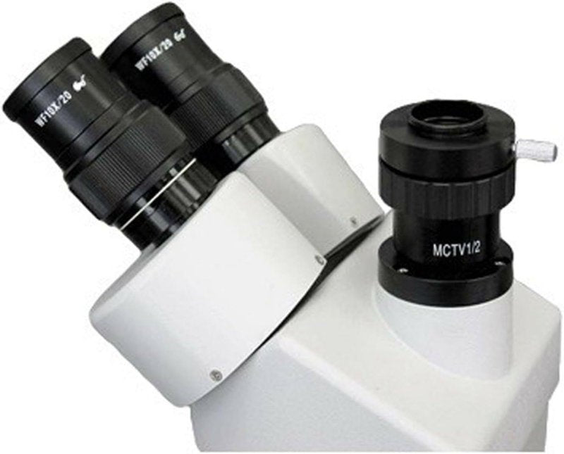 AmScope AD-C20 0.5X C-mount Lens Adapter For Video Camera Microscopes