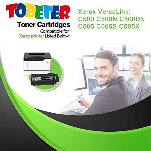 Versalink C500 C505 Toner Black 12.1K Replacement for Xerox C500 C505 Toner for Versalink C500 C500DN C500N C505 C505DN C505N Black Toner Cartridge 106R03869, 12,100 Pages Extra High Capacity