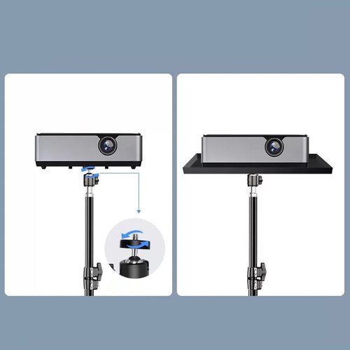 GUANKAOBING Projector Stand Universal Projector Stand Floor Household Tripod with Tray Storage Rack Tripod Projector Bedside Bracket Lifting Universal Vertical Placing Table Projector Wall Moun