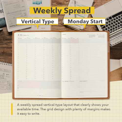 NOLTY Business Basic Diary A5 Weekly Planner 2026, January Start, Japanese Edition, Blue, 2026-6701