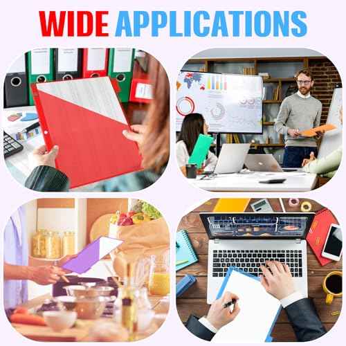 Chuangdi 120 Count Binder Dividers with Tabs Pockets 20 Sets 6 Tab Multicolor Plastic Dividers for 3 Ring Binder for School Office Document Organizers Protection