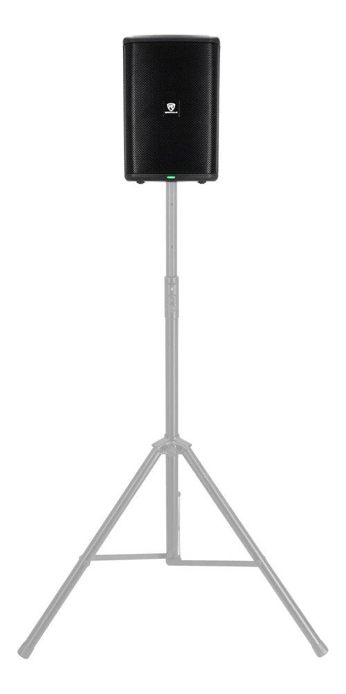 Rockville TITAN ONE PRO 600W 8" Battery-Powered PA Speaker, Bluetooth, DSP Modes, TWS, 15-Hour Battery, Built-in Mixer, Perfect for Live Performances, DJs, and Events