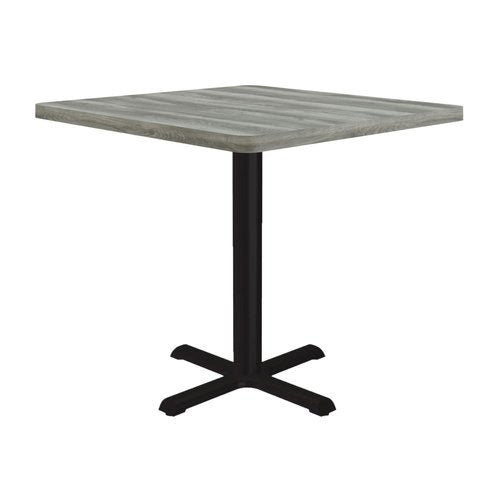Correll Cafe and Breakroom Table in New England Driftwood BXT24S-52-09-52