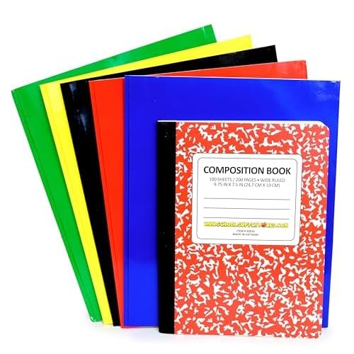 Elementary School Essentials Bundle | 1 Box - 91 Pieces per Box | School Supply Boxes - Back to School Essentials | Includes Binders, Folers, Notebooks, Filler Paper, Pencils, Notecards, Pens, & More