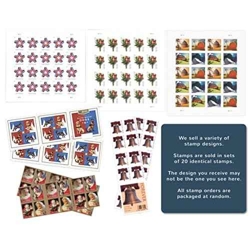 20 Forever Postage Stamps - Stamp Design May Vary
