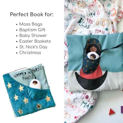 Wrapped in Mary¡¯s Mantle Quiet Book - Catholic Stories Book for Kids with Spiritual Lessons - Mary¡¯s Love Teaching Faith, & Guidance Thro...