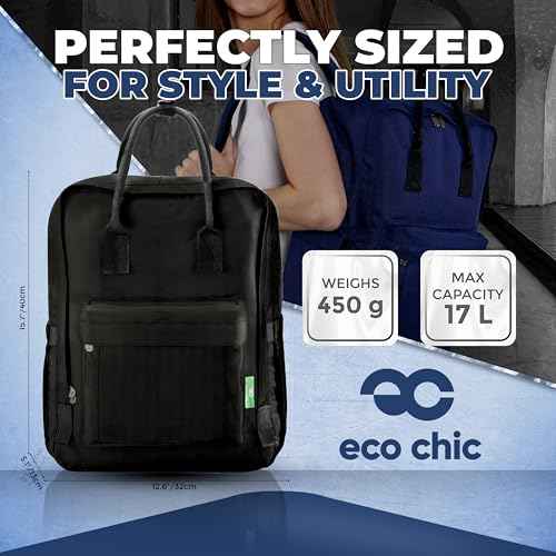Waterproof Recycled Canvas Twin-Handle Backpack ? Sustainable Laptop Backpack