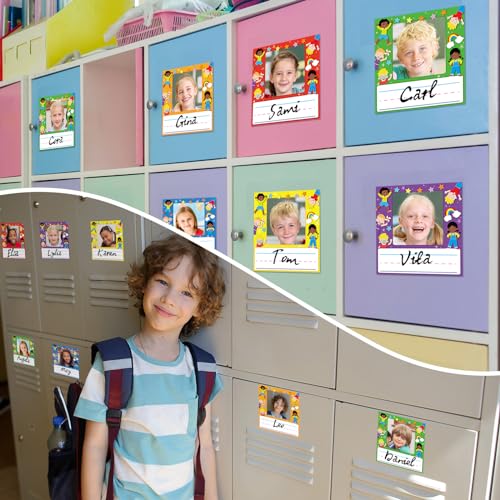 Kids Feifeiya 36 Pcs Photo Name Tags Classroom Desk Cubby Labels