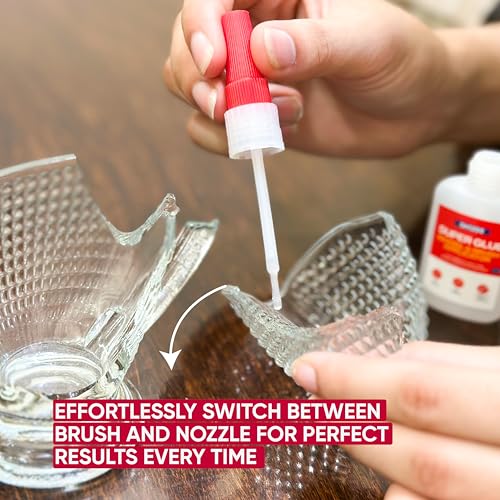 GH1200 20g Super Glue with Brush & Nozzle – Clear, Instant, Mess-Free Bonding