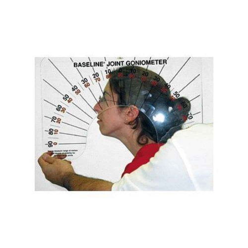 Baseline 12-1076 Large Joint Arthrodial Protractor Goniometer, Cervical Rotation