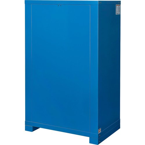 Global Industrial 9 Drawer Modular Cabinet, w/Lock, w/o Dividers, 36" Wx24 Dx57 H Blue