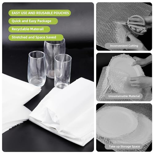 50PCS 16 x 24Inch Foam Pouches for Packing, Large Cushion Wrap