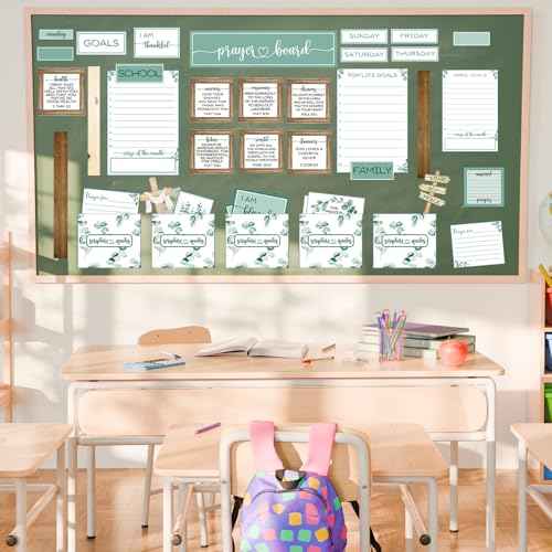 180 pcs Prayer Board Kit Christian Gift prayer board supplies for women Eucalyptus leaf Pray Gifts for Envelope Set Bible Verse Quotes Prayer Board Supplies DIY Wall Art for home office church school