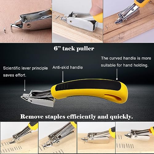 Sunxeke 3Pcs Heavy Duty Upholstery & Construction Staple Remover Set (3 PCS)