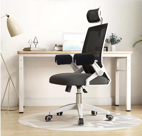 pretelytiti Armrest Cushion for Office Chairs - Soft Elbow Support Pad with Non-Slip Bottom, Fits Most Chairs 2-Piece (Black)