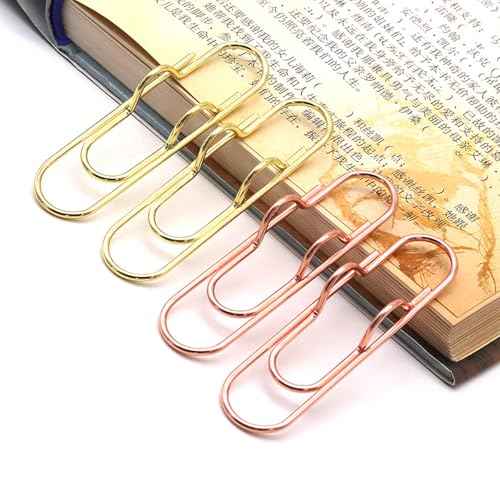 12-Pack Pen Holder Clips for Notebook, Journal, and Book, Ideal for Students, Professionals, and Teachers, Pen Loop Holder for Office and School Use (3 Gold, 3 Rose Gold, 3 Pink, 3 Purple)