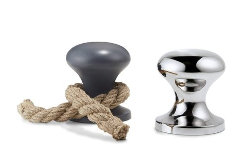 Philippi Door Hamburger Stopper – Polished Nickel