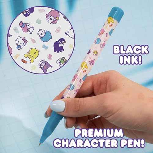 Hello Kitty and Friends Caf? Sketchbook, 20-Page Hello Kitty Notebook & Pen, Cute School Supplies, Coloring Book, Sanrio Stationery