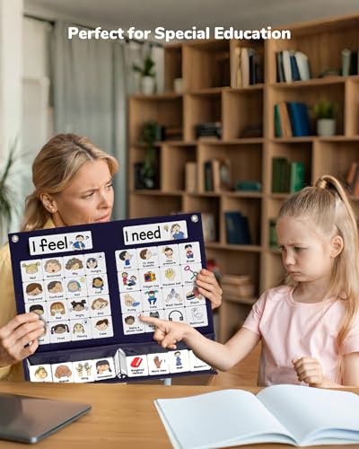 CHEFAN Basic Feelings Chart for Kids - Calm Down Corner & SEL Classroom Tool