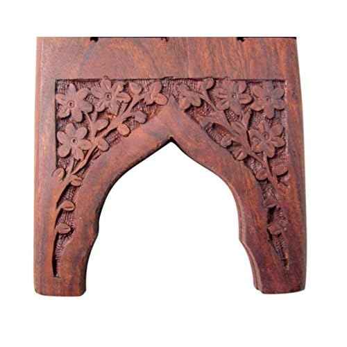 Carved Rosewood Bible Stand Rosewood 10 x 6 1?2' H Pack of 3
