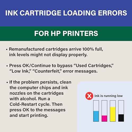 Compatible Ink Cartridge Replacement for 962XL. Works with OfficeJet Pro 9028 9029 9010 9015 9018 9025 9020 9012 9026 9027 Printers. 4 Pack (Black, Cyan, Magenta, Yellow)