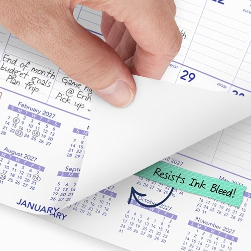 AT-A-GLANCE 2027 Wall Calendar, 12 x 17 Inch Monthly Planner with Ruled Daily Blocks (Variation 2027 / 12"W x 17"H)