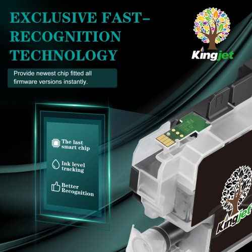 Kingjet LC3013 Ink Cartridges Compatible for LC3013 LC3011 Ink Cartridges BK/C/M/Y Replacement for Brother LC3013 LC3011 Use with Brother MFC-J497DW MFC-J491DW MFC-J690DW MFC-J895DW Printers,8 Pack
